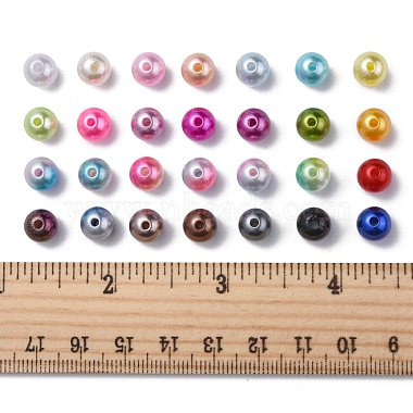840pcs 28 styles de perles d'imitation en plastique ABS(OACR-FS0001-41)-6