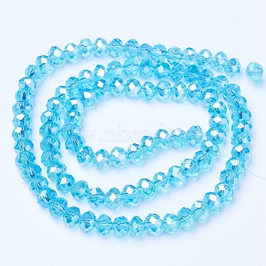 Electroplate Glass Beads Strands(X-EGLA-A034-T6mm-B14)-2