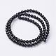Natural Black Onyx Round Beads Strands(GSR20mmC097)-3