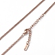 Ионное покрытие (ip) 304 ожерелье из нержавеющей стали для мужчин и женщин(NJEW-K245-015C)-2