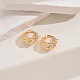 Elegant Geometric Round Hoop Earrings(EM8597-4)-1