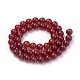 perles naturelles cornaline brins(G-S259-32-6mm)-2