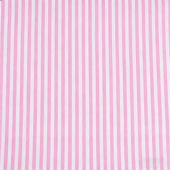 Stripe Cotton Fabric, Clothing Accessories, Pink, 1000x1600x0.3mm
