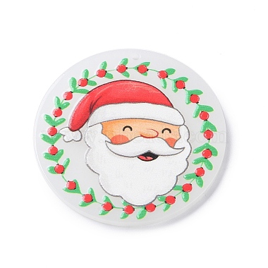 Santa Claus Acrylic Pendants