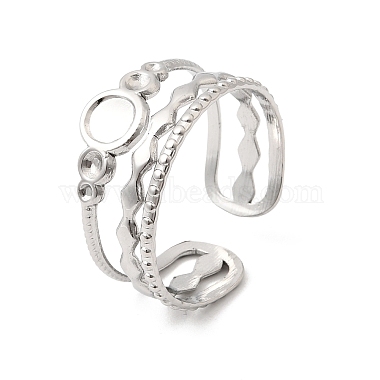 304 Stainless Steel Ring Components(RJEW-P188-01B-P)-1