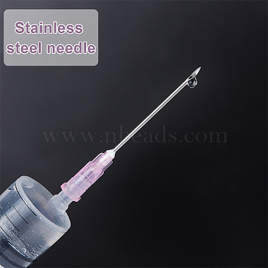 90Pcs 3 Style 304 Stainless Steel Dispensing Needle with Plastic Luer Lock & Cap(FIND-BC0003-91)-4