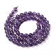 Natural Amethyst Round Bead Strands(G-L170-6mm-03)-3