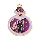 Halloween Alloy Eanaml Pendants(PALLOY-S184-01G-E)-1