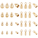 32Pcs 8 Style 201 Stainless Steel Cord Ends(STAS-UN0027-12)-1