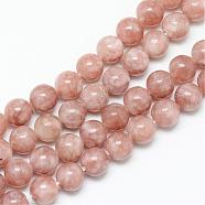 Natural Sunstone Bead Strands, Round, 6mm, Hole: 1mm, about 64~67pcs/strand, 14.57 inch~15.04 inch(37~38.2cm)(G-R345-6mm-31)