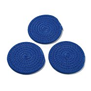 Cotton Thread Weave Hot Pot Holders, Hot Pads, Coasters, For Cooking and Baking, Prussian Blue, 117x7mm(DIY-WH0157-52F)