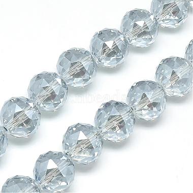 14mm Clear Round Glass Beads