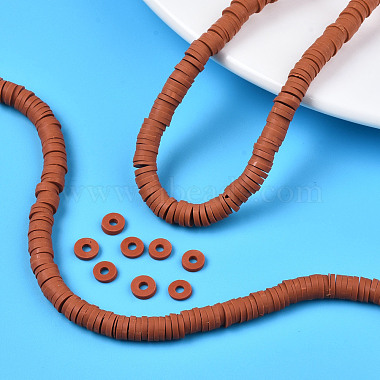 Handmade Polymer Clay Beads Strands(CLAY-R089-6mm-158)-7