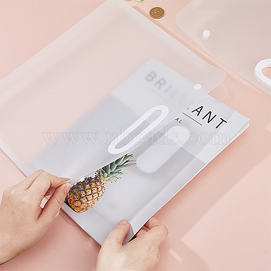 2Pcs 2 Styles PP Plastic Documents Pockets(AJEW-FH0005-86A)-3
