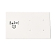 Rectangle Paper Earring Stud Display Cards(CDIS-C005-09)-1