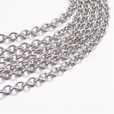 316 Surgical Stainless Steel Cable Chain Bracelets(BJEW-JB03182)-2
