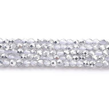 Transparent Electroplate Glass Beads Strands(GLAA-H021-01A-HP06)-2