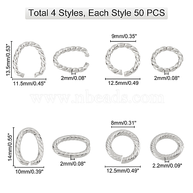 dicosmetic 200pcs 4 style 304 anneaux de saut en acier inoxydable(STAS-DC0005-83)-5