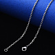304 Stainless Steel Cable Chain Necklace(NJEW-S420-008A-P)-4