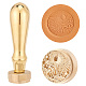 Golden Plated Brass Stamps(DIY-WH0349-161A)-1