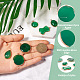 Mega Pet 6Pcs 6 Style Natural Green Oynx Agate Pendants(G-MP0001-02)-4