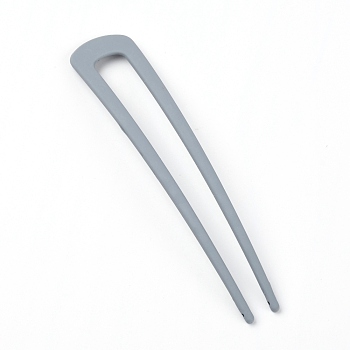 Zinc Alloy Hair Fork, Light Grey, 100x19.5x2mm