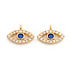 Brass Micro Pave Cubic Zirconia Charms(ZIRC-G169-07G)-2