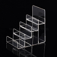 Organic Glass Jewelry Displays, Clear, 155x100x150mm(ODIS-G010-01)