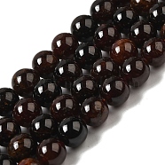 Natural Garnet Beads Strands, Round, 8mm, Hole: 0.8mm, about 46pcs/strand, 15.16''(38.5cm)(G-H300-A01-02)