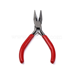 Jewelry Pliers Set, 45# Carbon Steel Pliers, for Jewelry Making, Red, 12.5x5.15x1cm(PT-C002-03C)