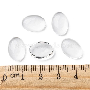 Transparent Oval Glass Cabochons(X-GGLA-R022-14x10)-5
