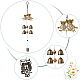 Owl Alloy Wind Chimes(HJEW-WH0036-72)-6