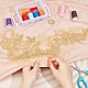 2Pcs 3D Flower Polyester Embroidery Lace Ornament Accessories(PATC-GF0001-34)-3