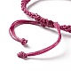 Waxed Polyester Braided Cord Bracelet(BJEW-B065-02)-4