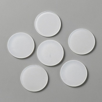 Acrylic Flat Round Action Figure Display Bases, Clear, 30x2mm