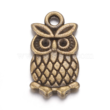Antique Bronze Owl Alloy Pendants