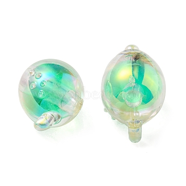 Placage uv perles acryliques irisées arc-en-ciel(OACR-F004-07I)-2