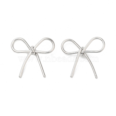 Stainless Steel Color Bowknot 304 Stainless Steel Pendants