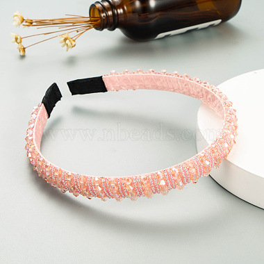 Pink Glass Hair Bands