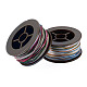 2 Rolls 2 Colors Segment Dyed Round Polyester Twisted Cords(OCOR-TA0003-71)-2