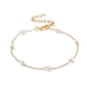 Round Plastic Imitation Pearl Beaded Bracelets(BJEW-E054-10G)-1