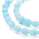 Opaque Baking Painted Glass Beads Strands(EGLA-N006-007B)-3