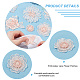 20 Pcs 9 Style Flower & Butterfly Organgza Lace Embroidery Ornament Accessories(DIY-NB0007-72)-4
