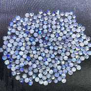 Natural Rainbow Moonstone Cabochons, Half Round, 4mm(G-PW0002-06B)