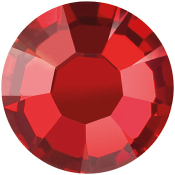 Preciosa&reg MAXIMA Crystal No Hotfix Flatback Stones, Czech Crystal, Dura Foiling, Round(438 11 615 Chaton Rose), 90075 Red Velvet, SS16(3.8~4mm)