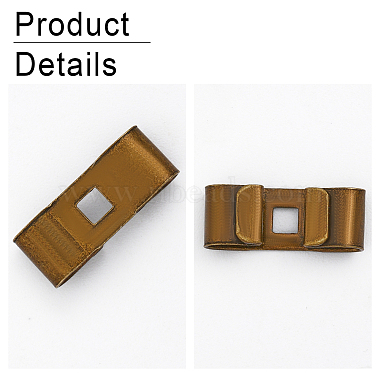 32Pcs 2 Styles Bolo Tie Slides Clasp Accessories(IFIN-CA0001-60)-4