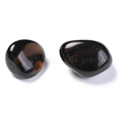 perles d'obsidienne naturelle(G-M368-07B)-2