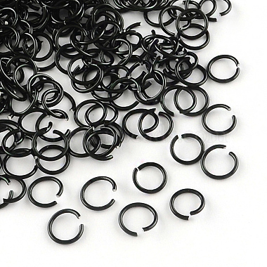 Black Ring Aluminum Open Jump Rings