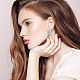 ANATTASOUL 4 Pairs 4 Colors Rhinestone Flower Stud Earrings(EJEW-AN0002-35)-4