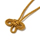 Nylon Lucky Knot Cord Amulet Yuki Pendant Decorations(AJEW-NH0001-01C)-3
